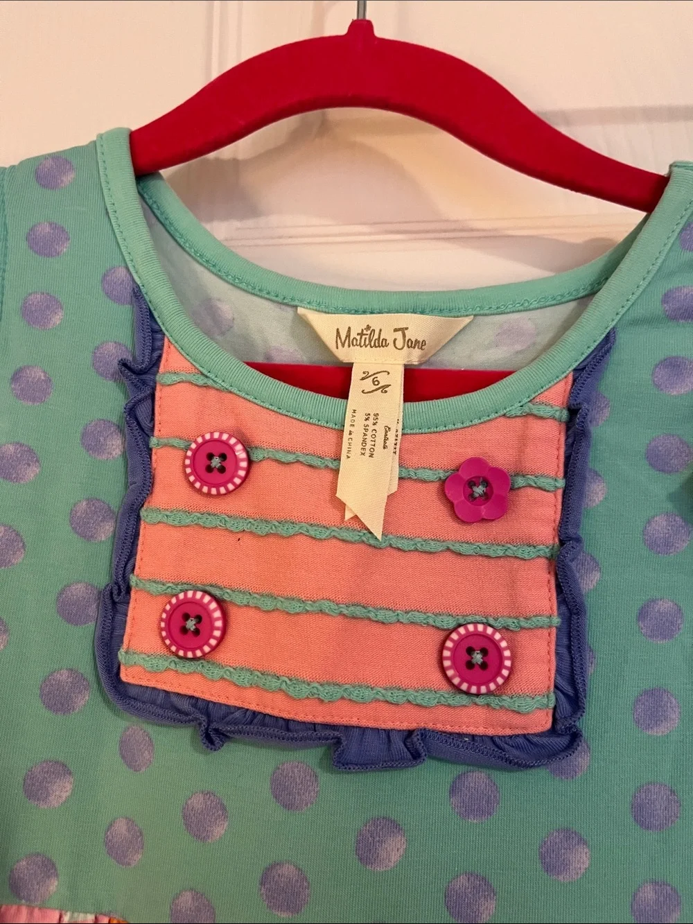 Matilda Jane Summer Top Flamngos, Beach Balls 6